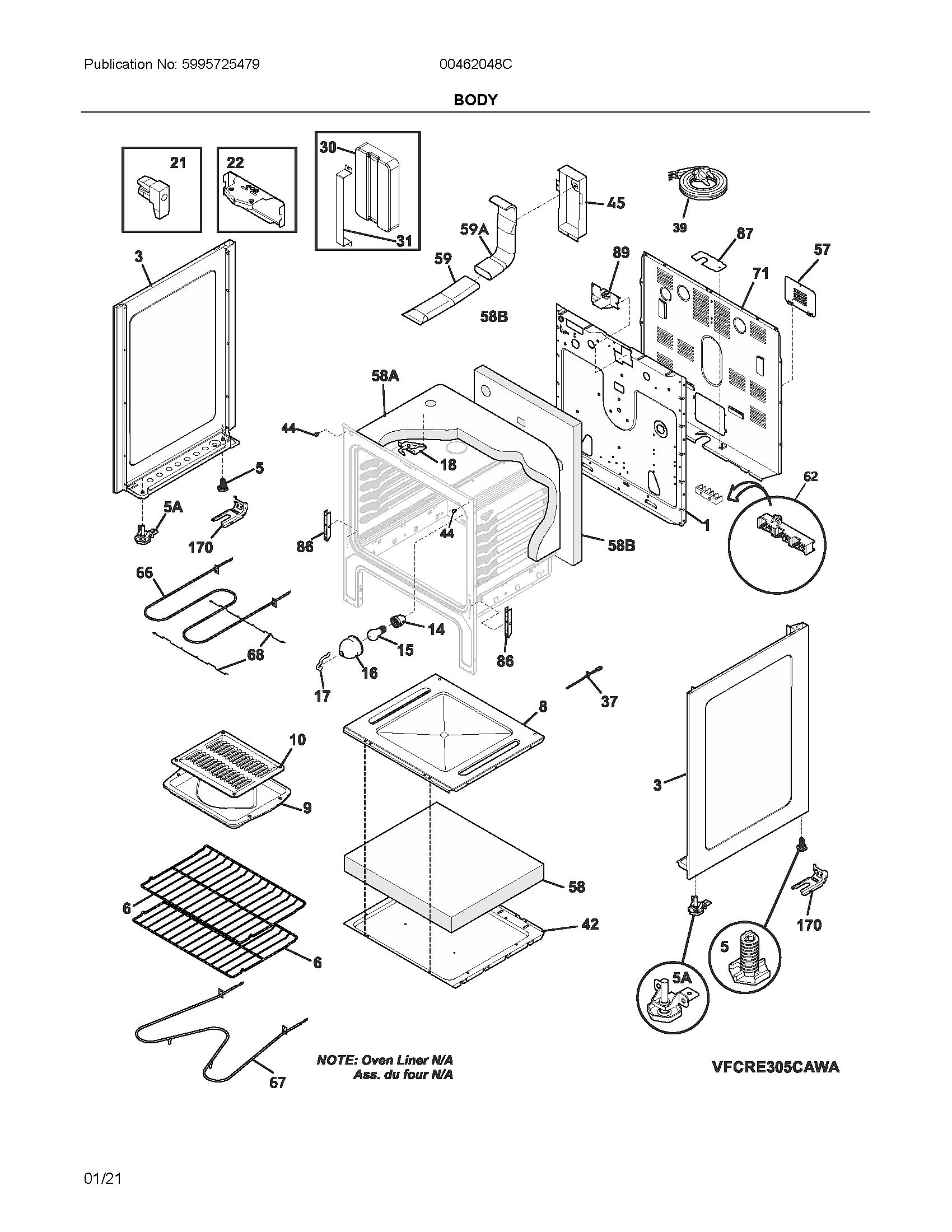 Ikea 00462048C body diagram