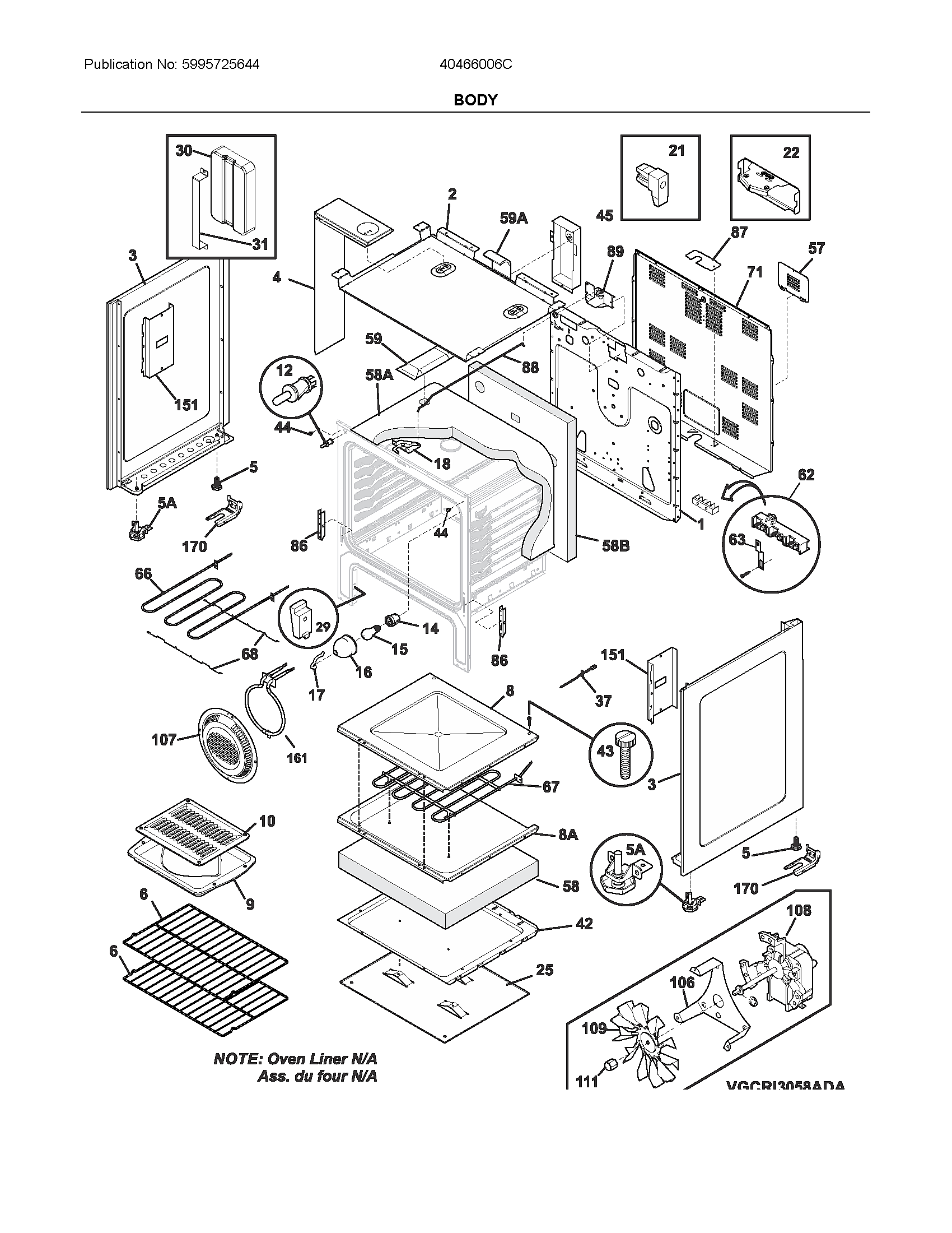 Ikea 40466006C body diagram