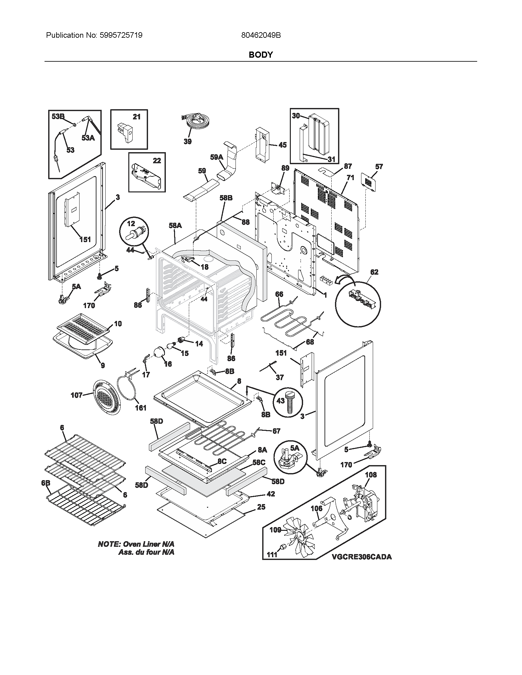 Ikea 80462049B body diagram