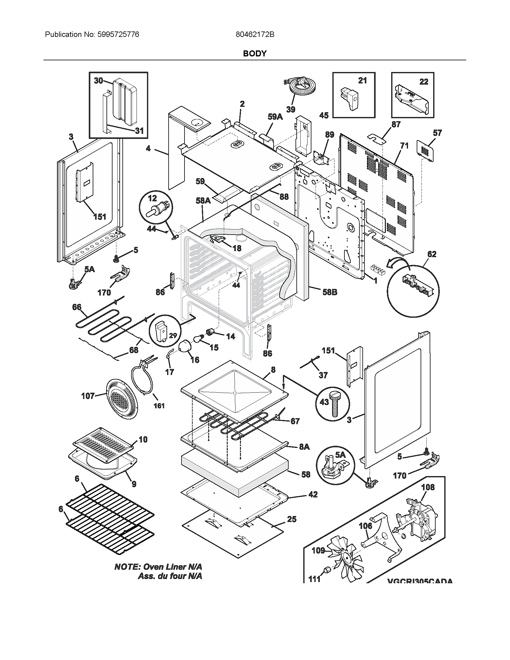 Ikea 80462172B body diagram