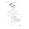 Frigidaire FCRC3012ABD top/drawer diagram