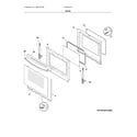 Frigidaire FCRC3012ABD door diagram