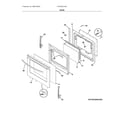 Frigidaire FCRG3051ASC door diagram