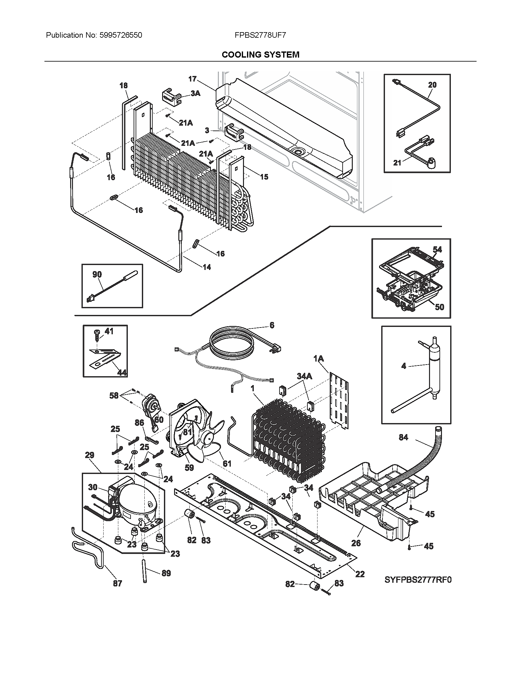 Frigidaire FPBS2778UF7 system diagram