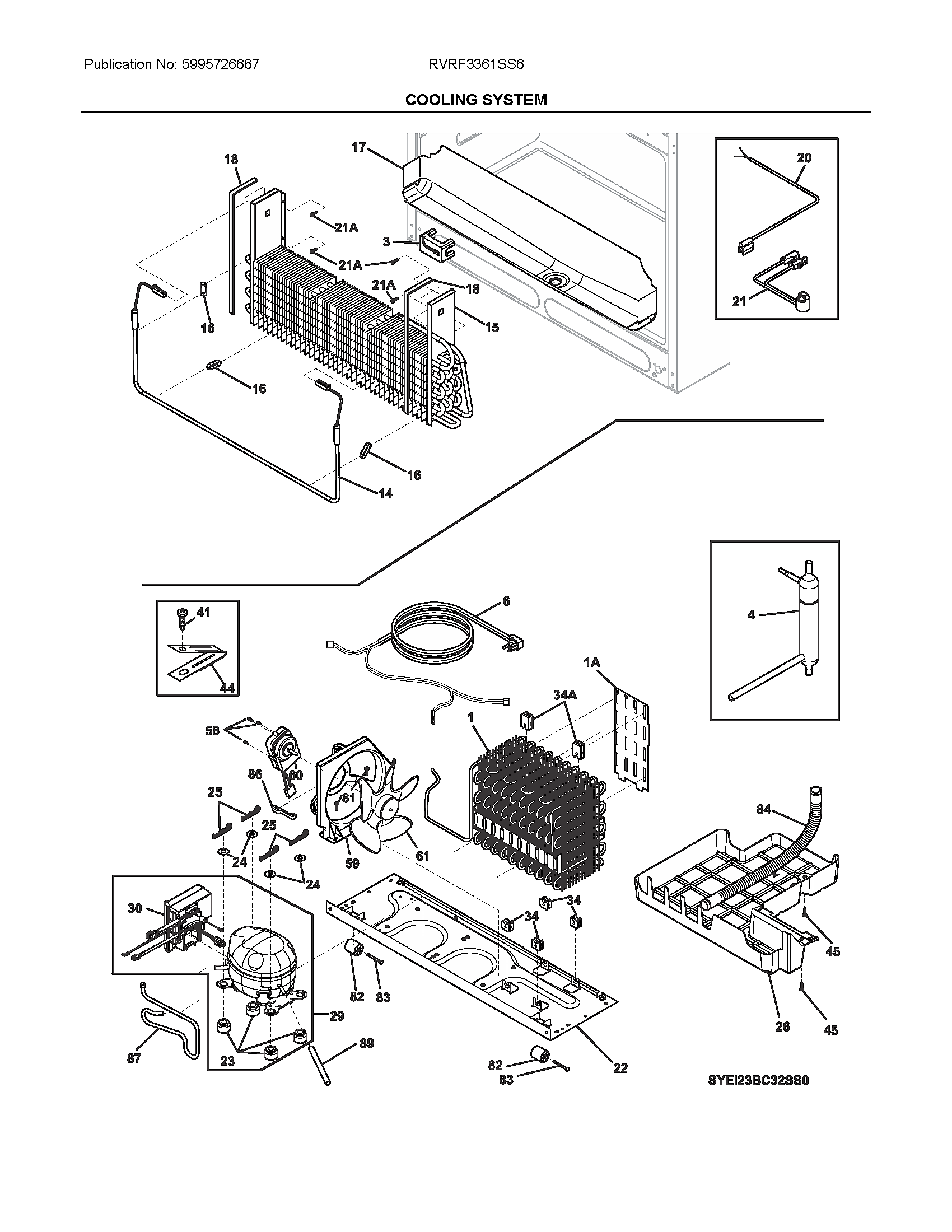 Viking RVRF3361SS6 system diagram