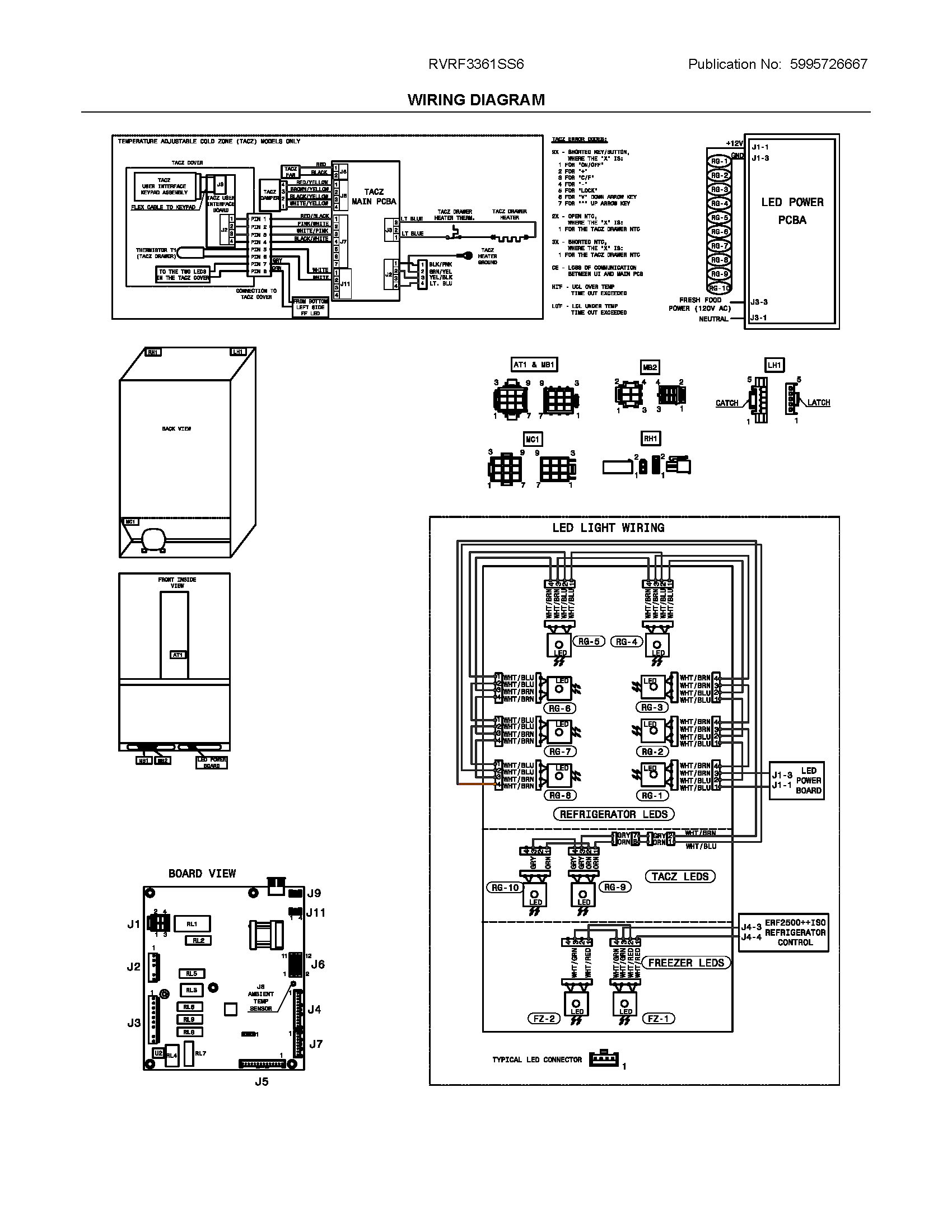 Viking RVRF3361SS6 wiring diagram diagram