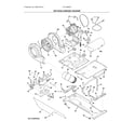 Frigidaire FFLG3900UW2 motor/blower/belt diagram