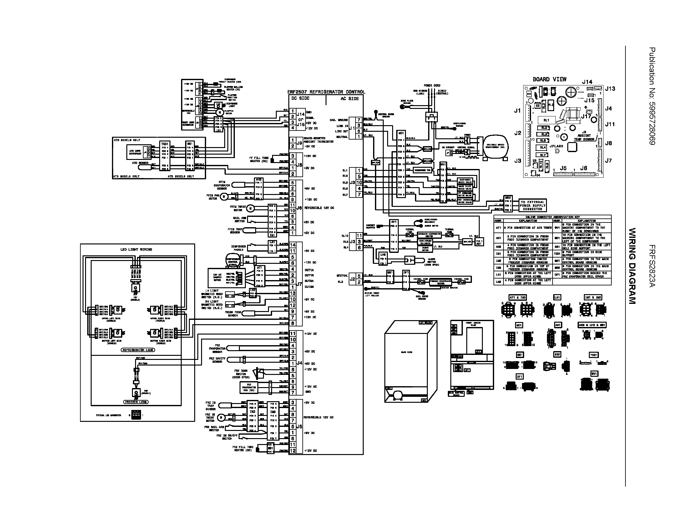 Frigidaire FRFS2823AW0 wiring diagram diagram