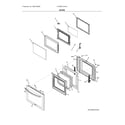 Frigidaire FCWM2727ASA doors diagram