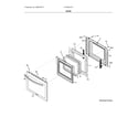 Frigidaire FCWS2727ABA door diagram