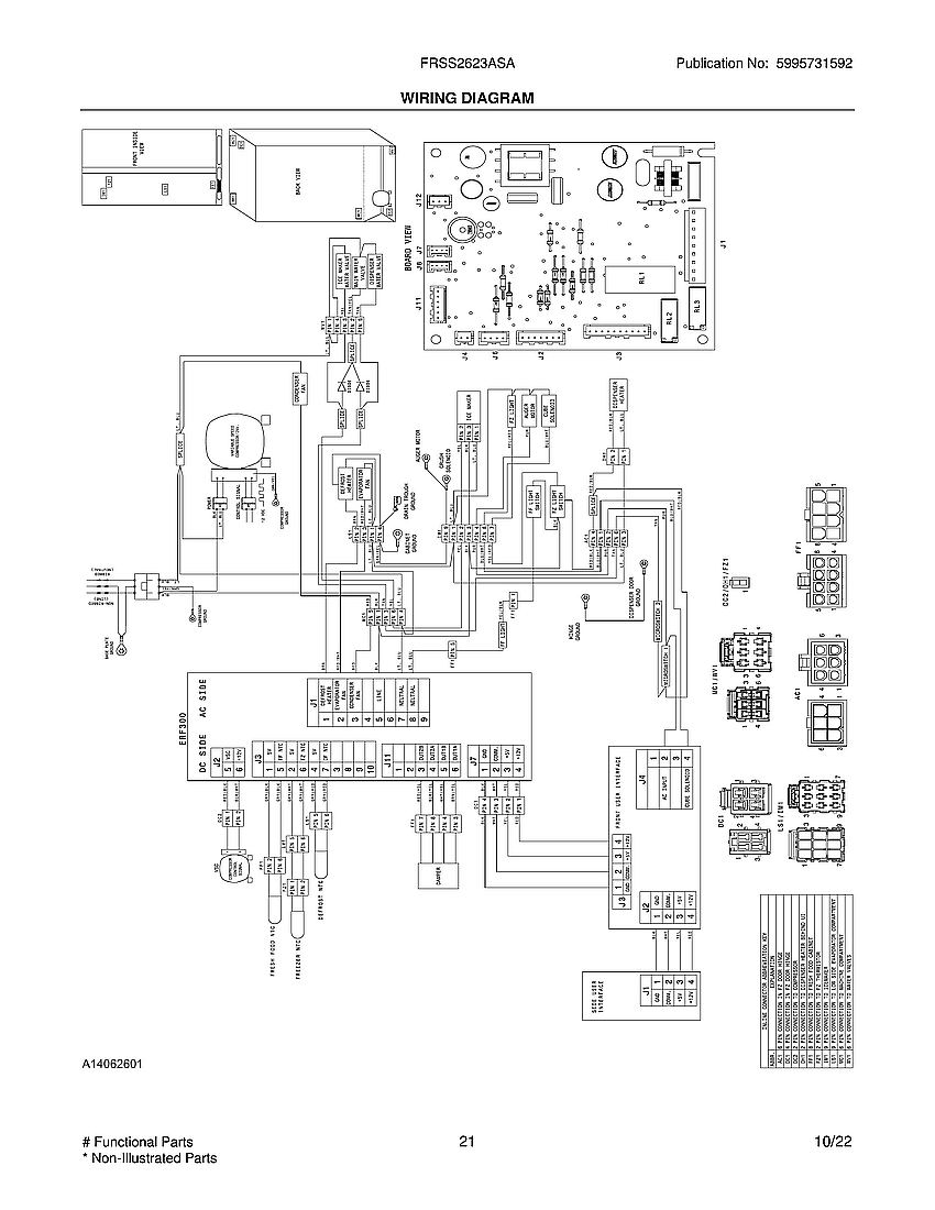 Frigidaire FRSS2623ASA wiring diagram diagram