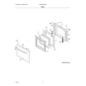 Frigidaire FCWM3027ABB door diagram