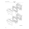 Frigidaire FCWD3027ABB door diagram