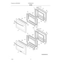 Frigidaire GCWD3067AFB door diagram