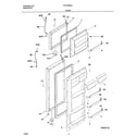 Frigidaire OEMF1-FRT22KR4JW0 door diagram