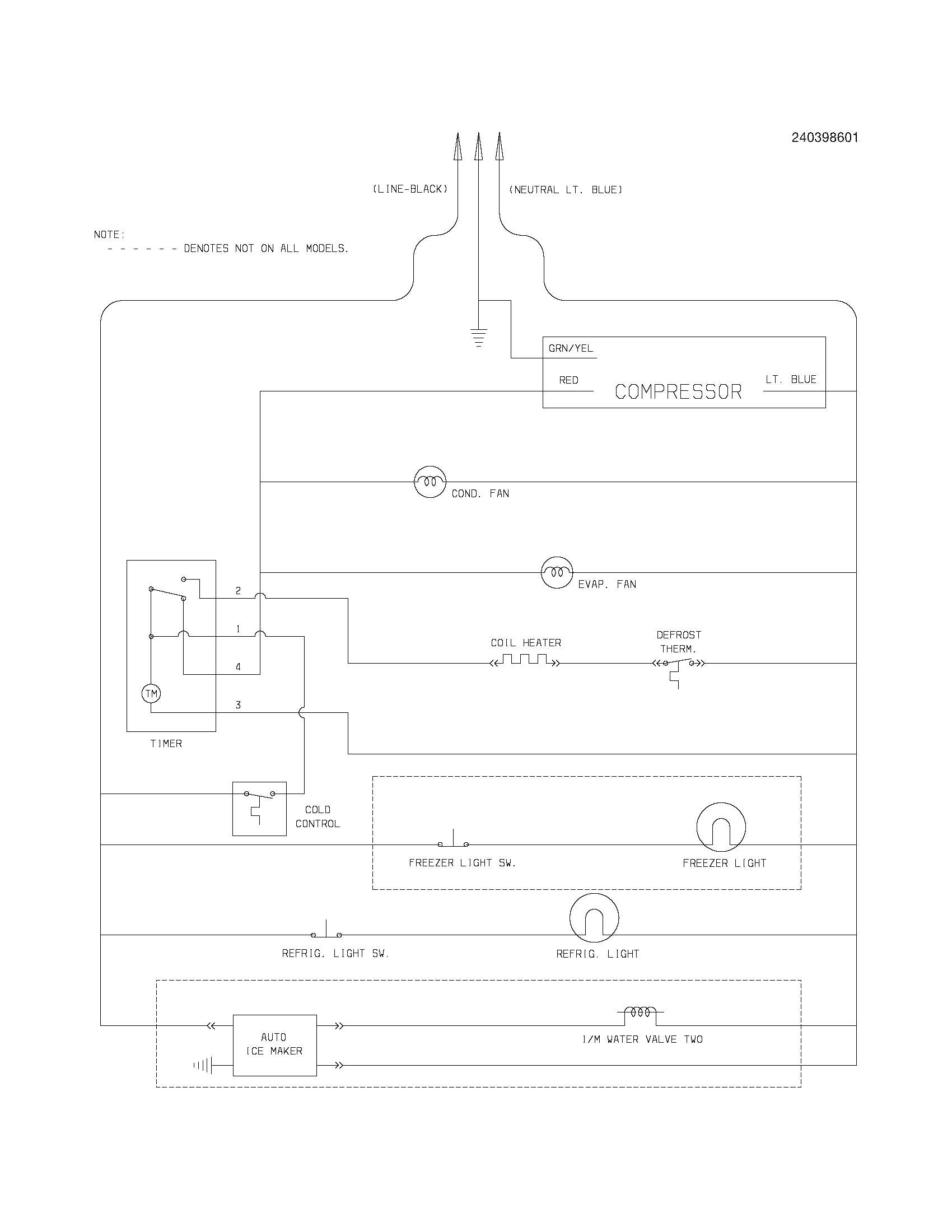 Kenmore 25369949704 wiring schematic diagram
