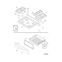 Frigidaire FGFL79GCA top/drawer diagram