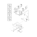 Frigidaire FGF337GWA burner diagram