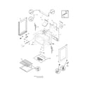 Frigidaire FGF337GWA body diagram