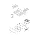 Frigidaire FGF337GCA top/drawer diagram
