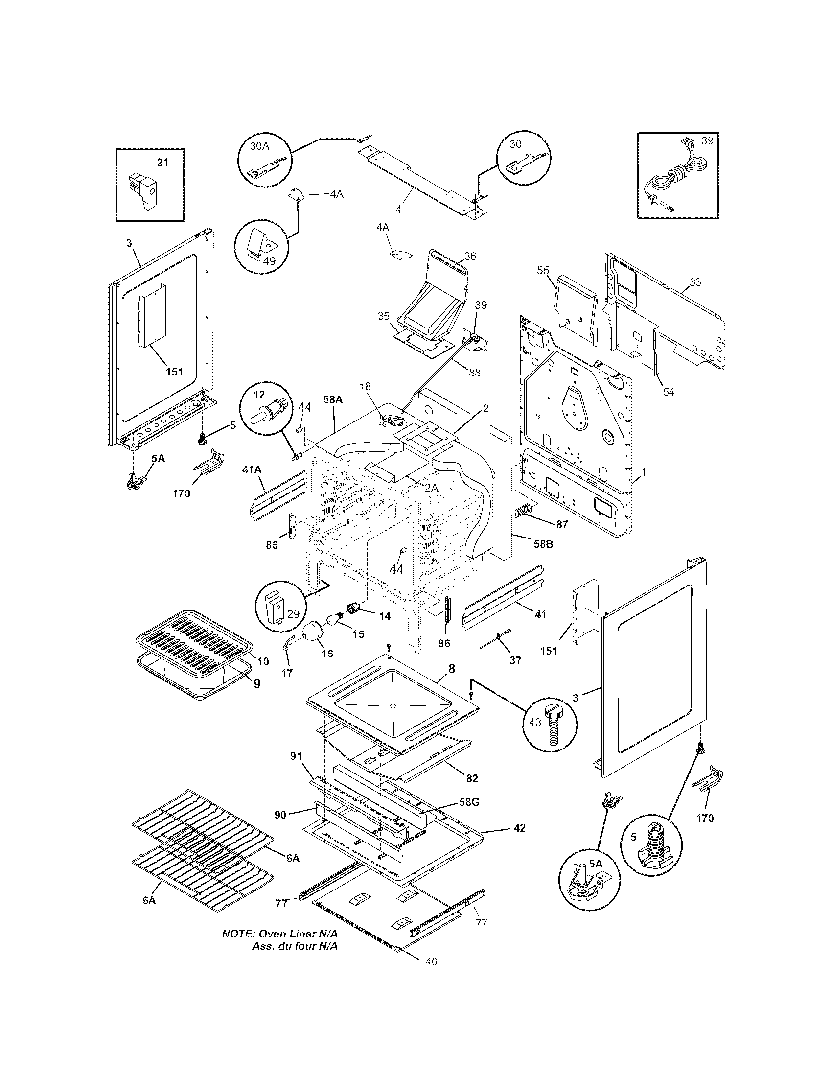 Kenmore 79079653700 body diagram