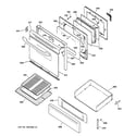 Kenmore 36275507000 door & drawer parts diagram