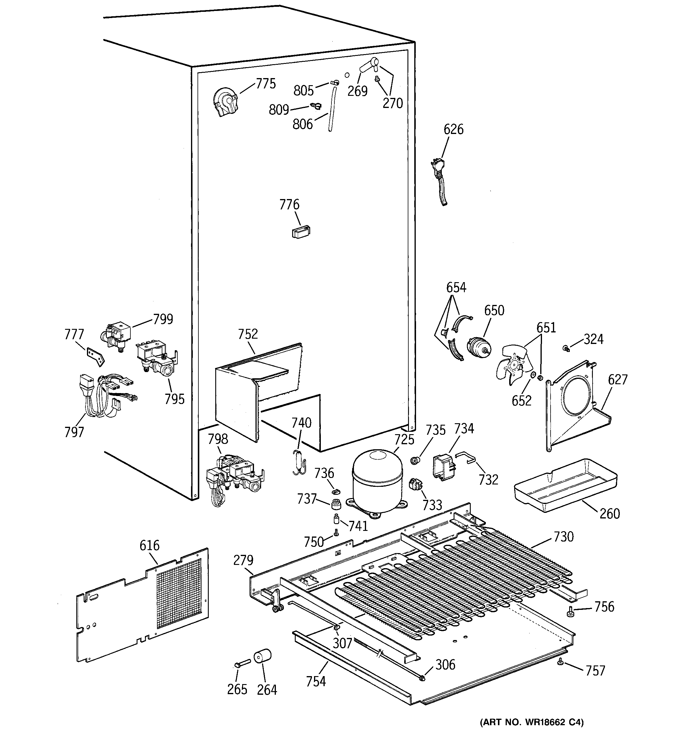 Kenmore 36359472991 unit parts diagram