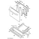 Kenmore 36271098001 door & drawer parts diagram