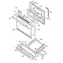 Kenmore 36272212101 door & drawer parts diagram