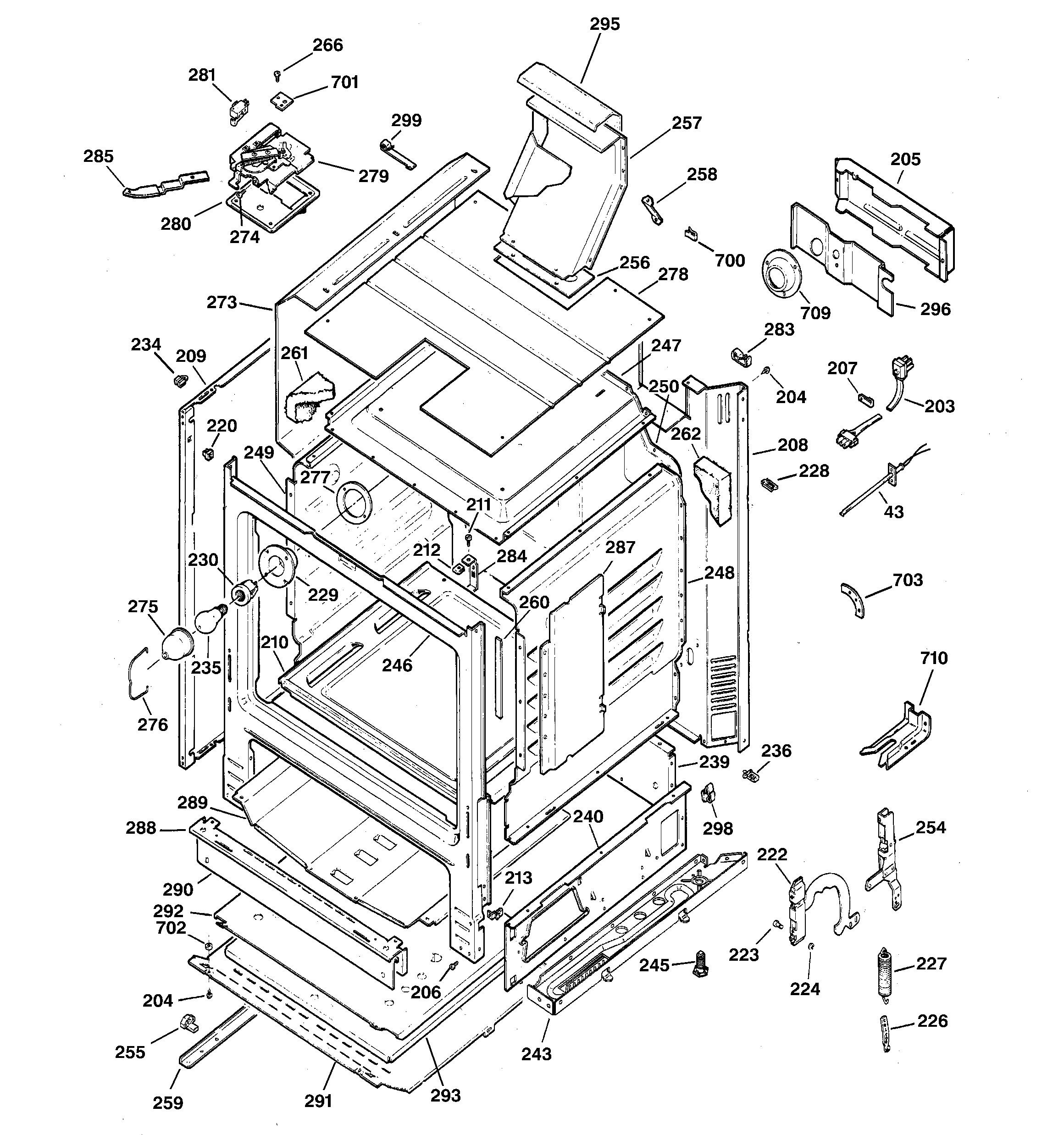 Kenmore 36275329100 body parts diagram