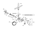 Kenmore 36314038001 motor-pump mechanism diagram