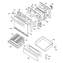 Kenmore 36275507001 door & drawer parts diagram