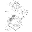 Kenmore 36291200104 control panel & cooktop diagram