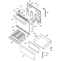Kenmore 36291200104 door & drawer parts diagram