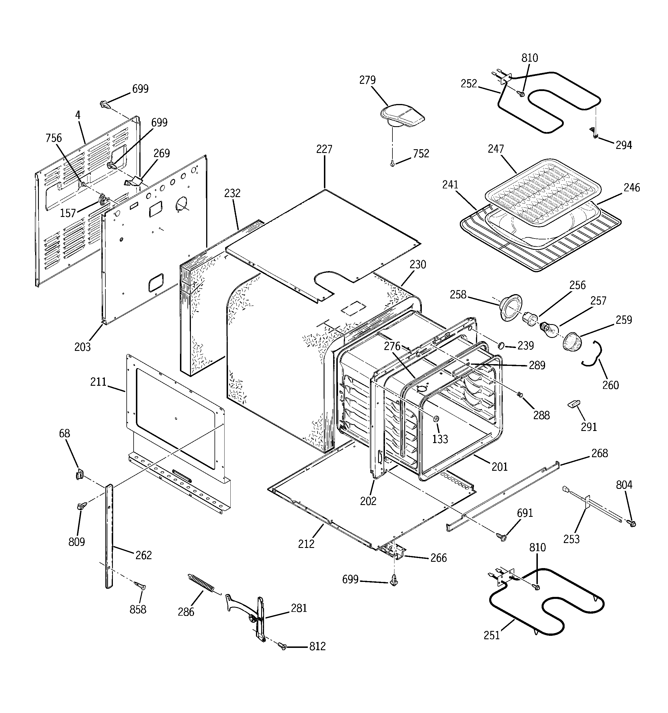 Kenmore 91140161794 body parts diagram