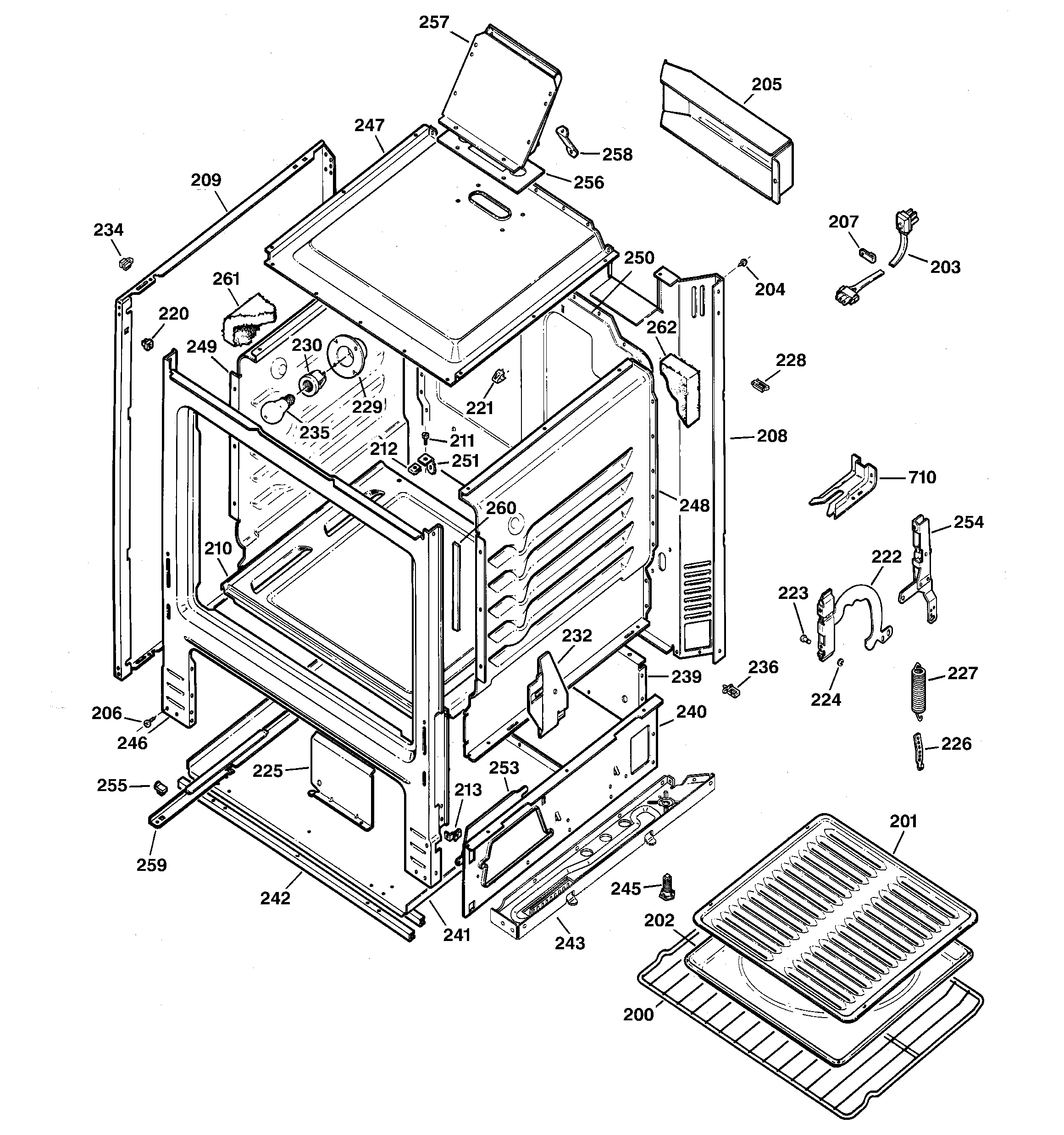 Kenmore 36271330202 body parts diagram