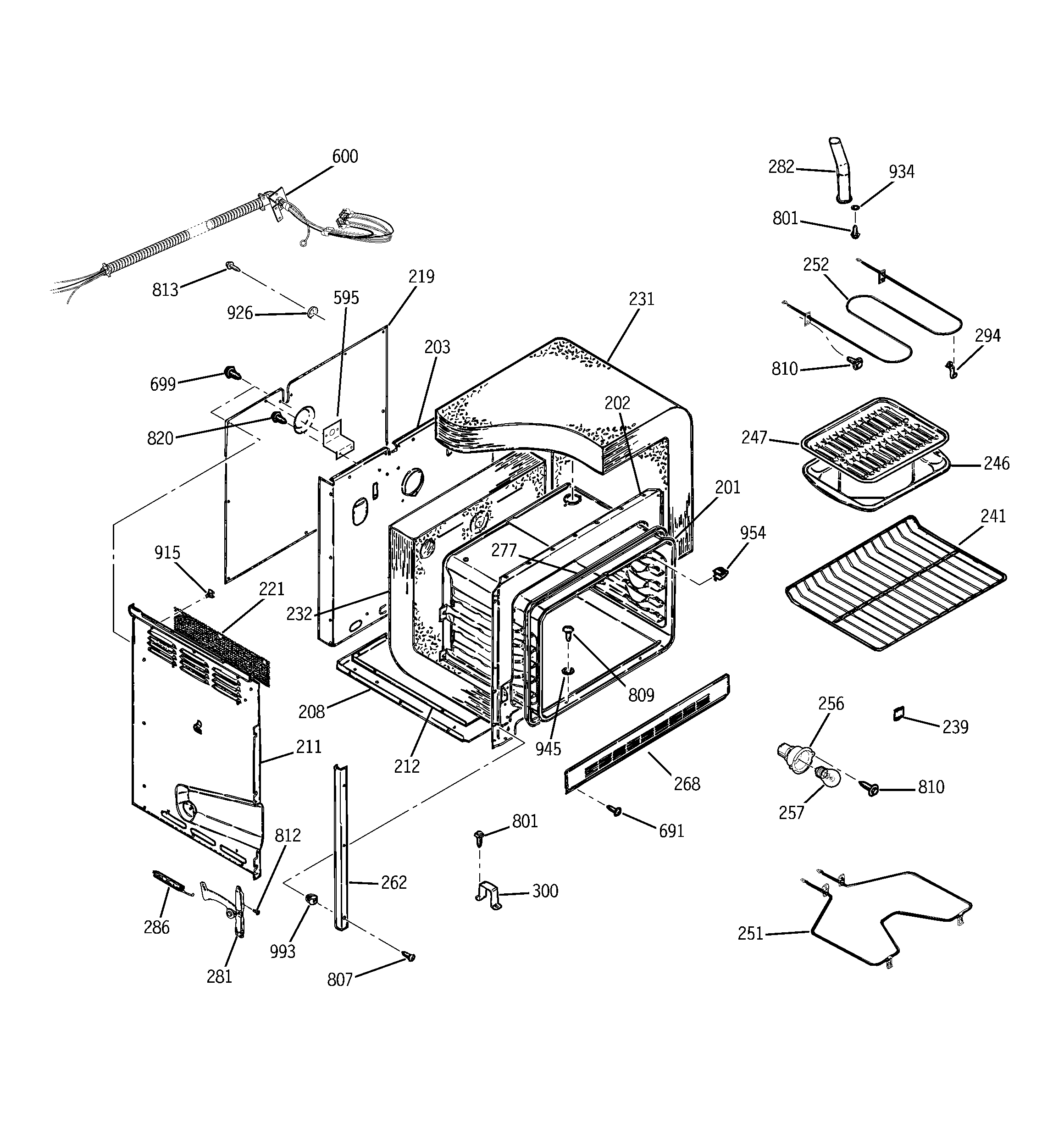 Kenmore 9114524197 body parts diagram