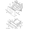 Kenmore 36273210204 door & drawer parts diagram