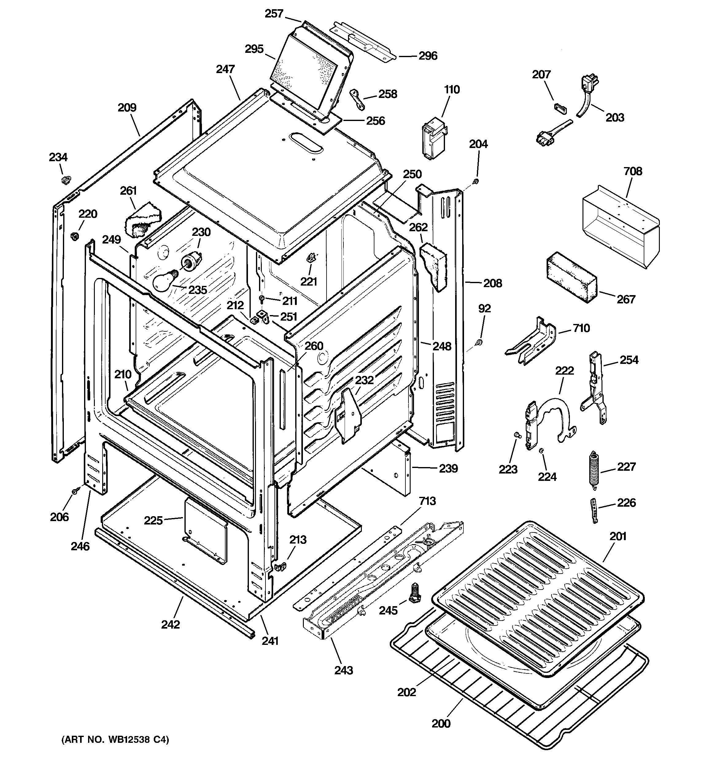 Kenmore 36272422201 body parts diagram