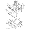 Kenmore 36272224203 door & drawer parts diagram
