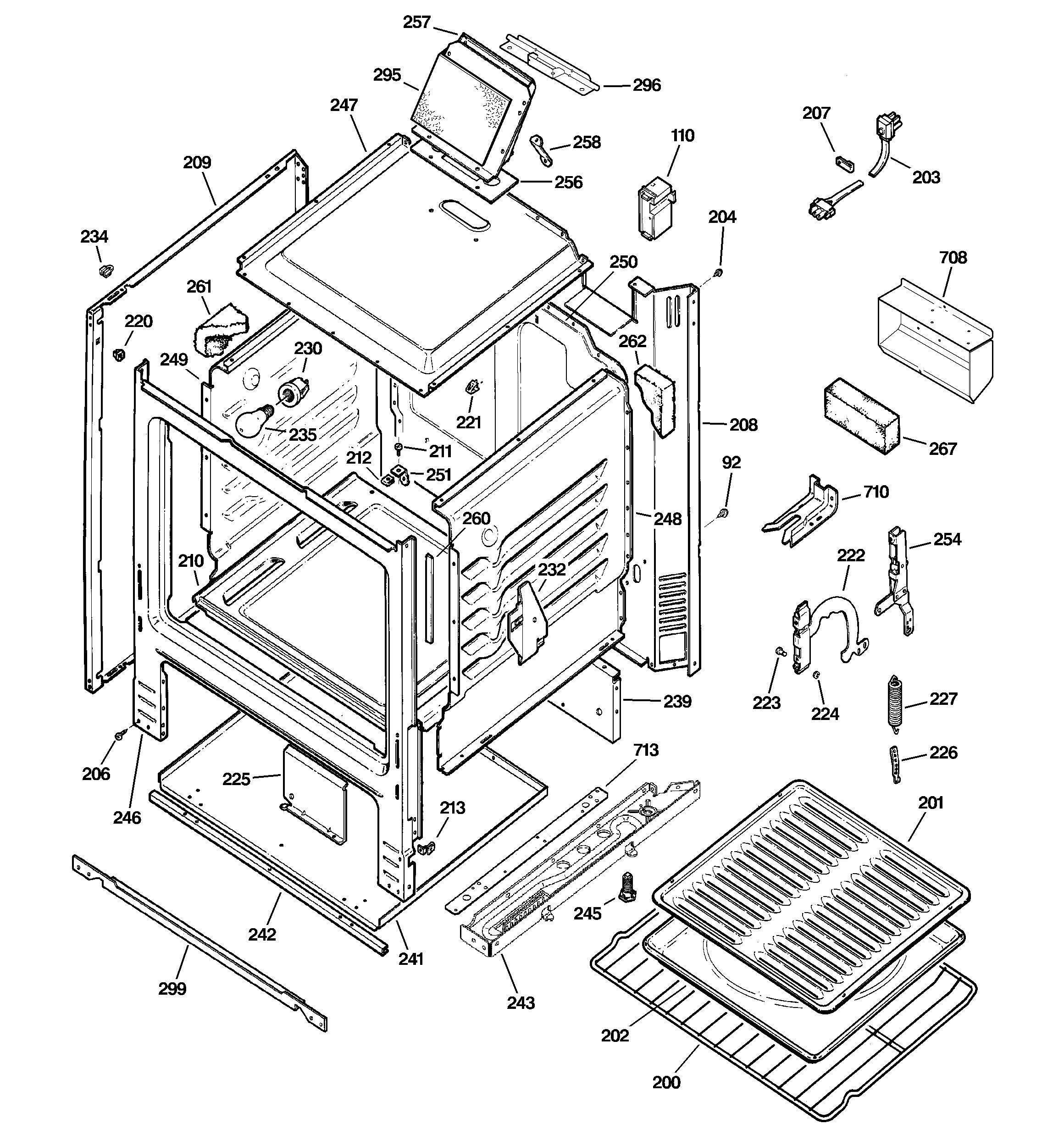Kenmore 36273424202 body parts diagram