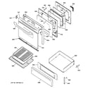 Kenmore 36275949100 door & drawer parts diagram