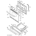 Kenmore 36273224205 door & drawer parts diagram