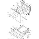 Kenmore 36273210205 door & drawer parts diagram