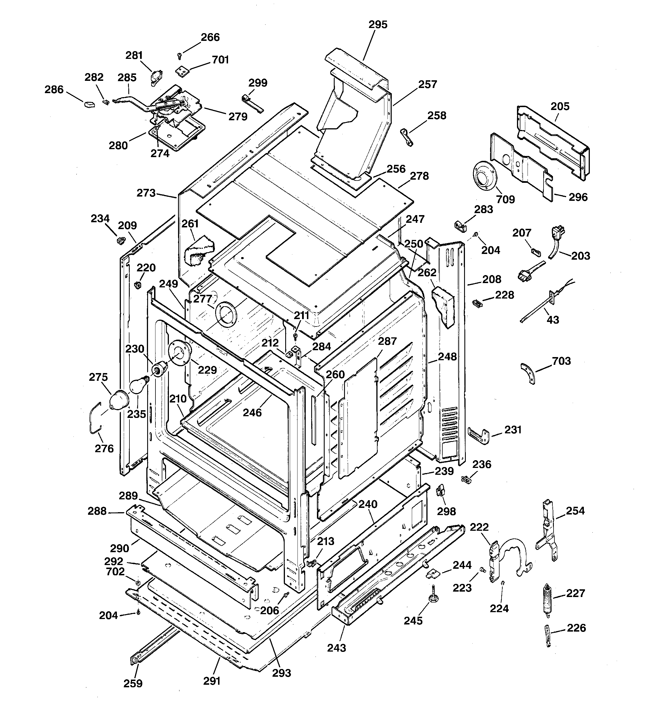 Kenmore 36275785891 body parts diagram