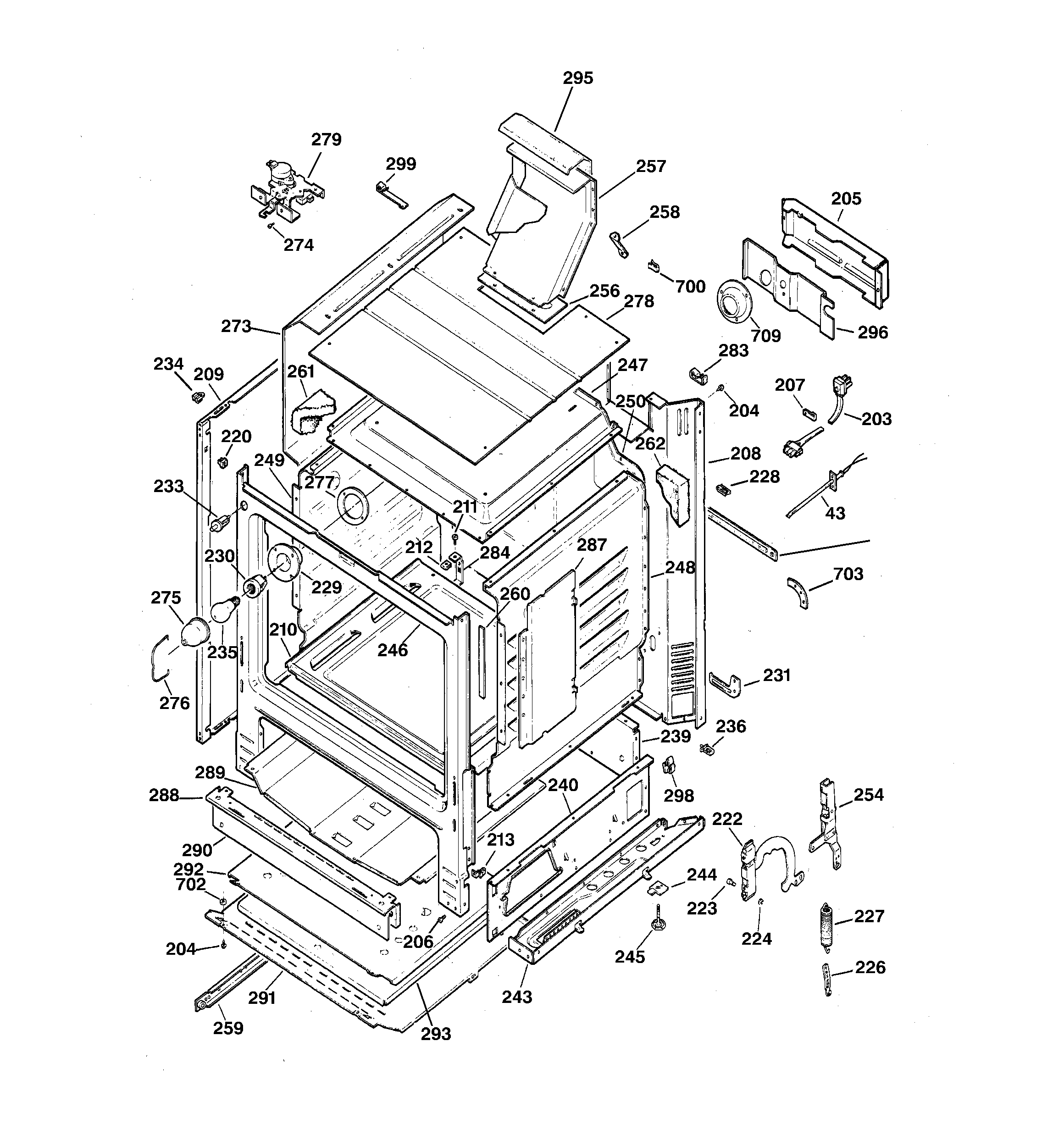 Kenmore 36275980891 body parts diagram