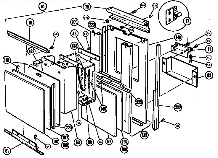 Thermador WCC22 front panel diagram