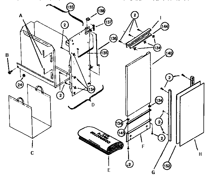 Thermador TMC30B door & accessories diagram