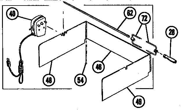 Thermador CG29E rotisserie diagram