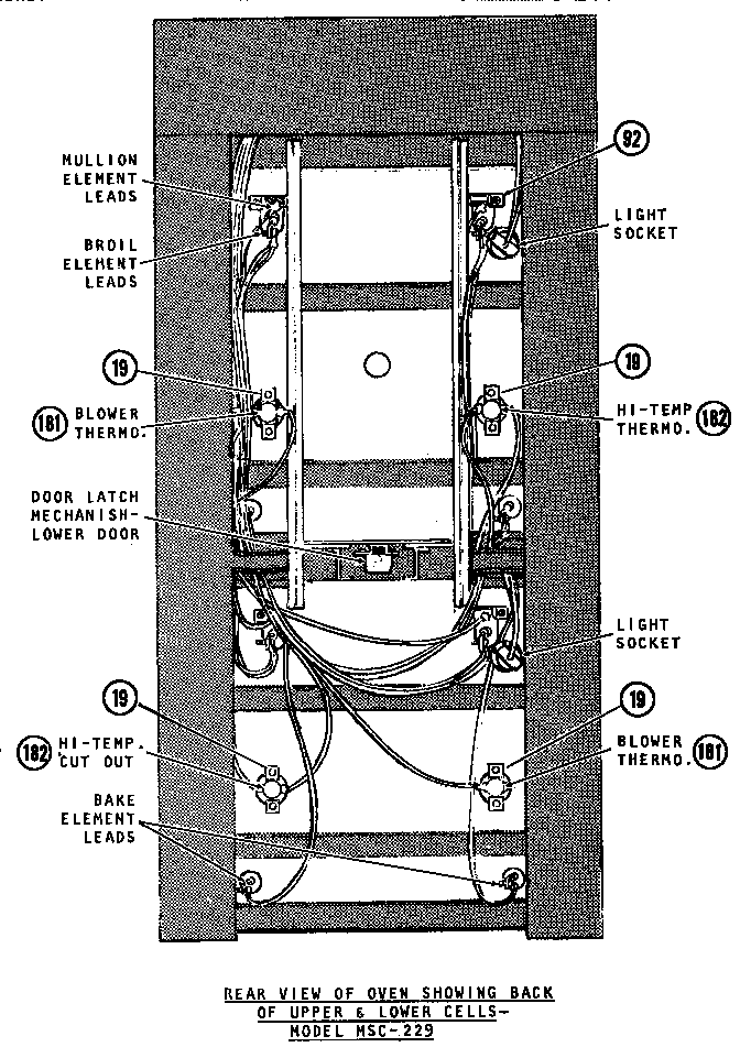 Thermador MSC29 wiring diagram